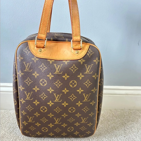 Auth Louis Vuitton LV Handbag Excursion Brown Monogram - Picture 5 of 5